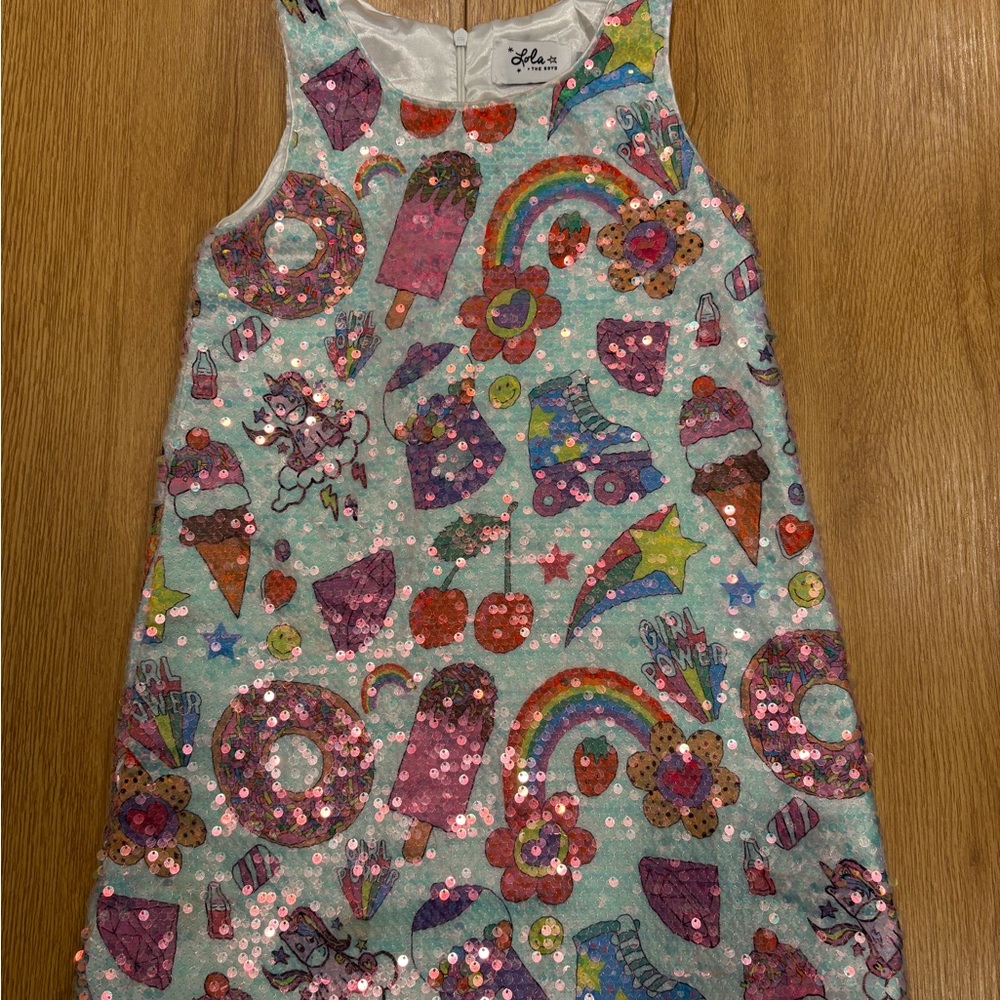 Lola + The Boys Multicolor Sequin Dress